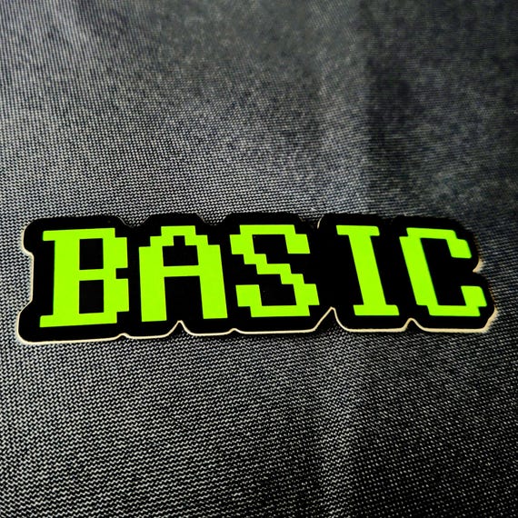 You BASIC Vinyl Sticker