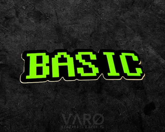 You BASIC sticker