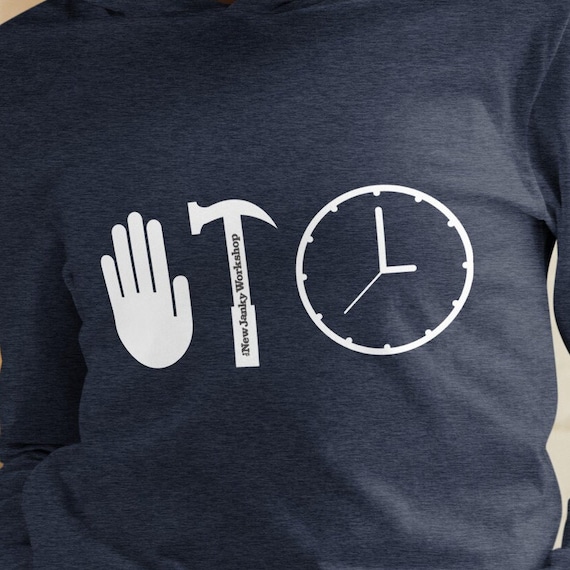 Stop. Hammer Time Hooded Long-Sleeve Tee