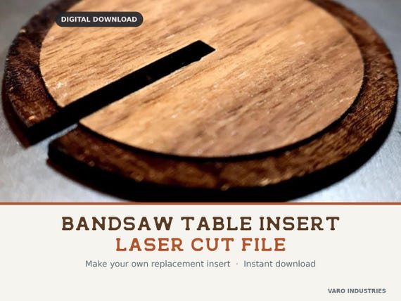 Bandsaw Table Insert File