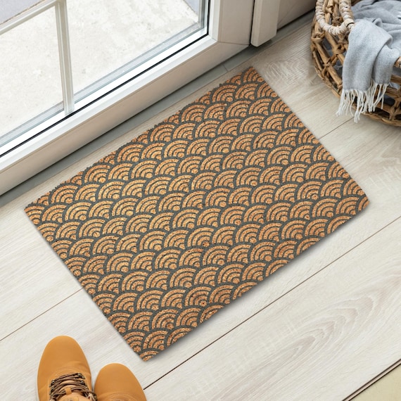 Seigaiha Coir Doormat
