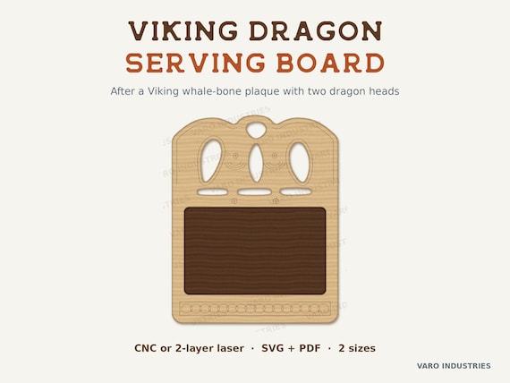 Viking Dragon Serving Board