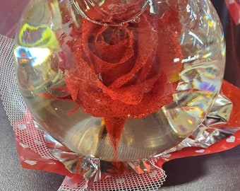 Rose Globe Etsy