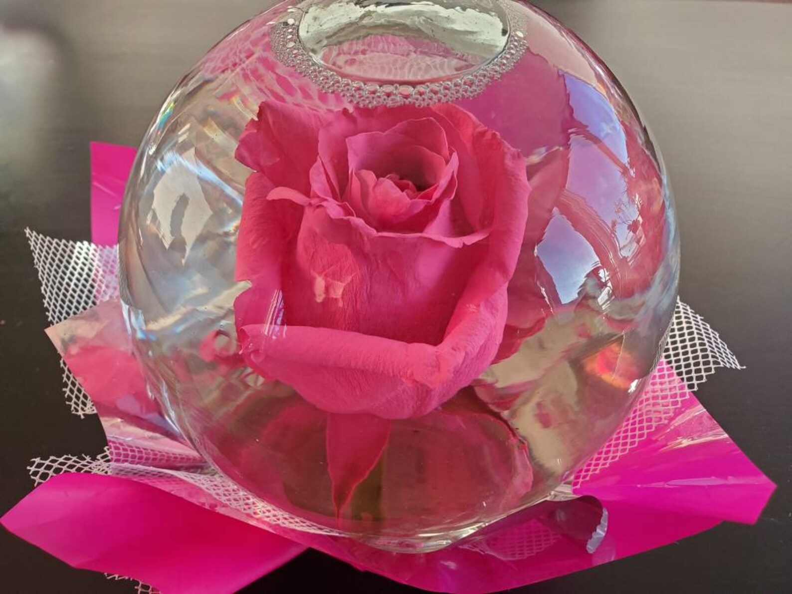 Forever Rose in Water Globe Water Rose Globe Etsy UK