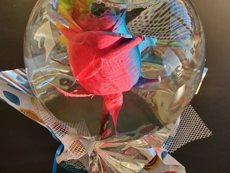 Forever Rose in Water Globe Water Rose Globe Etsy