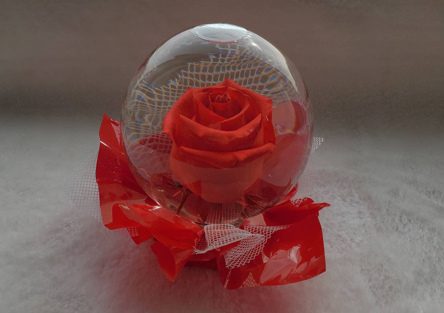 Forever Rose in Water Globe Water Rose Globe - Etsy - How To Change The Water In A Rose Globe