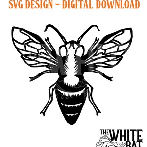 Honey Bee - SVG-bestand - digitale download (voor alle snijmachines, inclusief Cricut)