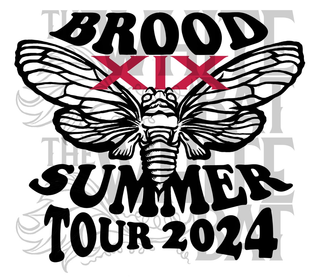 Brood XIX Summer Tour 2025 brood 19 Cicadas Digital Art downloadable