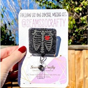 Anatomy Badge Reels | Work Badges | Custom Badge Reel | X-Ray Badge Reel | Funny Nurse Badge Reel | Nurse Badge Holder