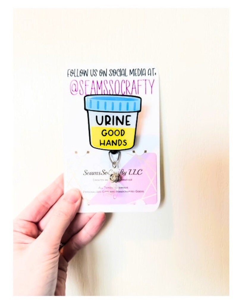 Anatomy Badge Reels Work Badges Custom Badge Reel Urine Etsy
