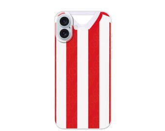 Sunderland 2026/27 Football Shirt Premium Protective Hard Rubber Silicone Phone Case Cover for iPhone & Samsung (Choose your phone model)