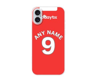 Charlton 2026/27 Any Name / Number Football Shirt Premium Hard Rubber Silicone Phone Case Cover for iPhone & Samsung