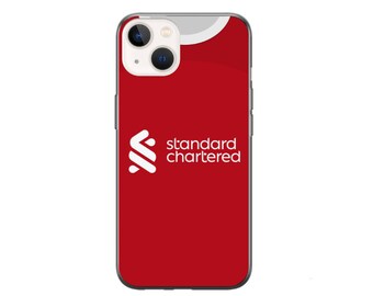 Liverpool 2023/24 Football Shirt Premium Protective Hard Rubber Silicone Phone Case Cover for iPhone Samsung & Huawei (Choose your model)