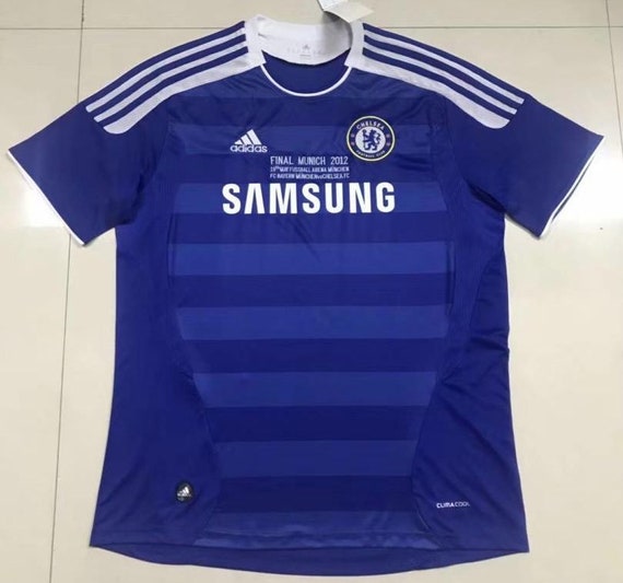 New Chelsea 2012 Champions League Final Home Retro Shirt Etsy
