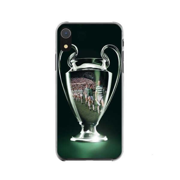 Glasgow European Cup Retro Football Shirt Premium Protective Hard Rubber Silicone Phone Case Cover for iPhone Samsung (Choose your model)