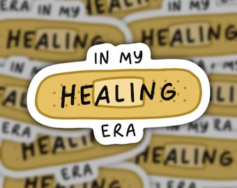 In My Healing Era Vinyl Sticker - Waterproof Glossy Sticker