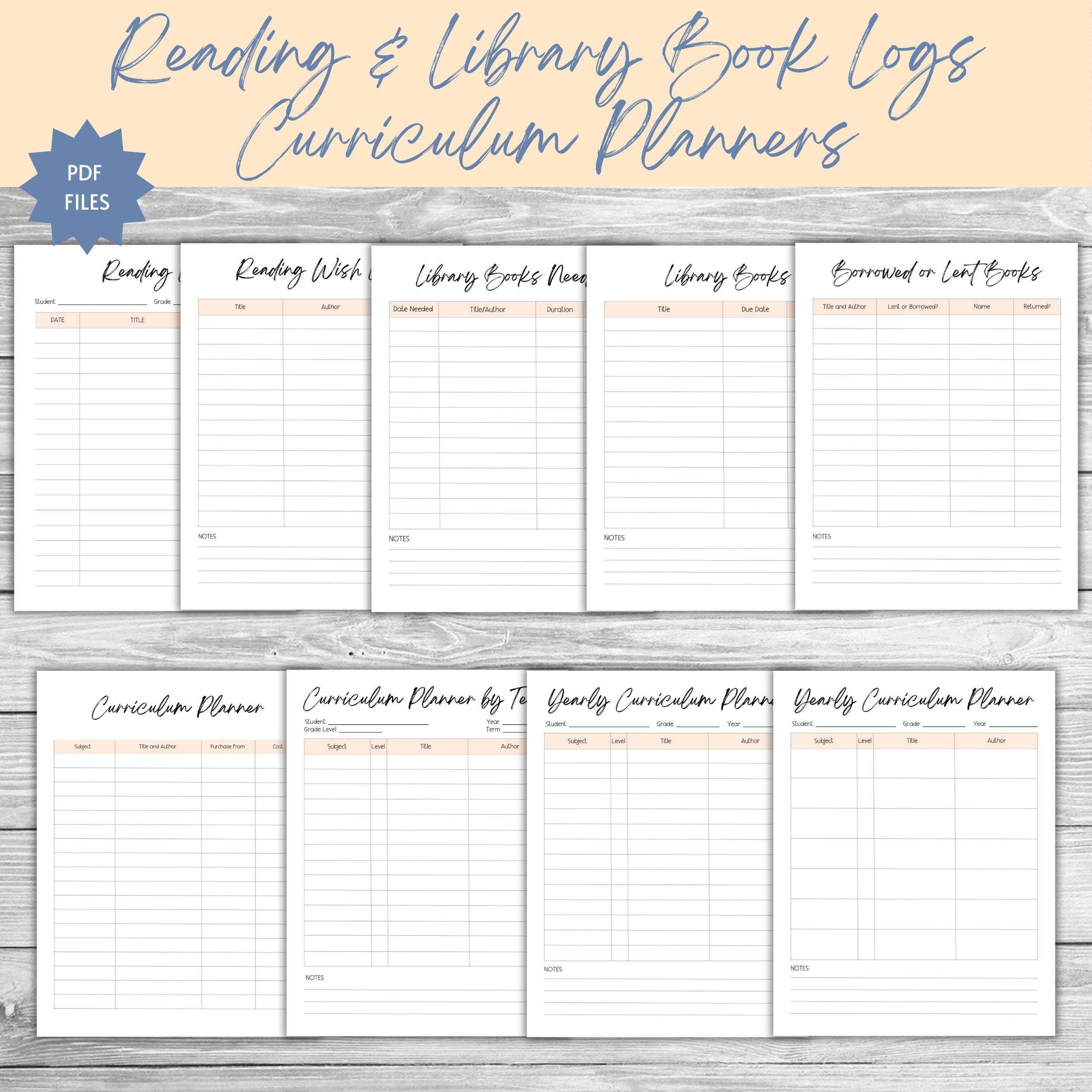 PRINTABLE Homeschool Planner | Undated | Floral Design | PDF | Digital ...