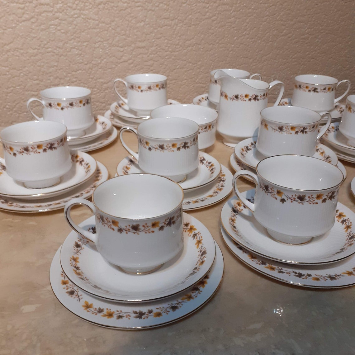 Vintage Royal Kent 'Golden Glory' Tea Ware Set Made In Etsy