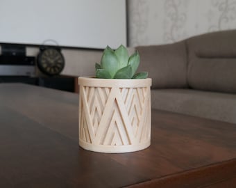 Modern Office Decor 3D Printed | Minimalist Desk Sculpture | Contemporary Home Office Art Piece