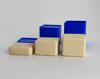 Aggiungi lo stampo per shampoo solido con il tuo logo (quadrato, cubo)