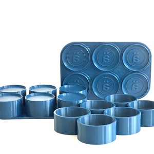 6 Shampooformen mit Wunschlogo, Mehrfachshampooform mit Wunschlogo