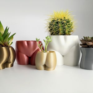 Buttplanter voor dames, 3D-geprinte bootypot