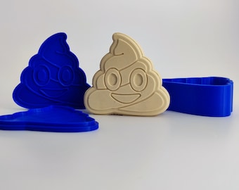 Poop emoji Molde de bomba de baño, Molde de bomba de baño