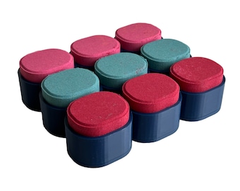 9 pcs tablet shampoo bar mold, multiple tablet shampoo bar mold