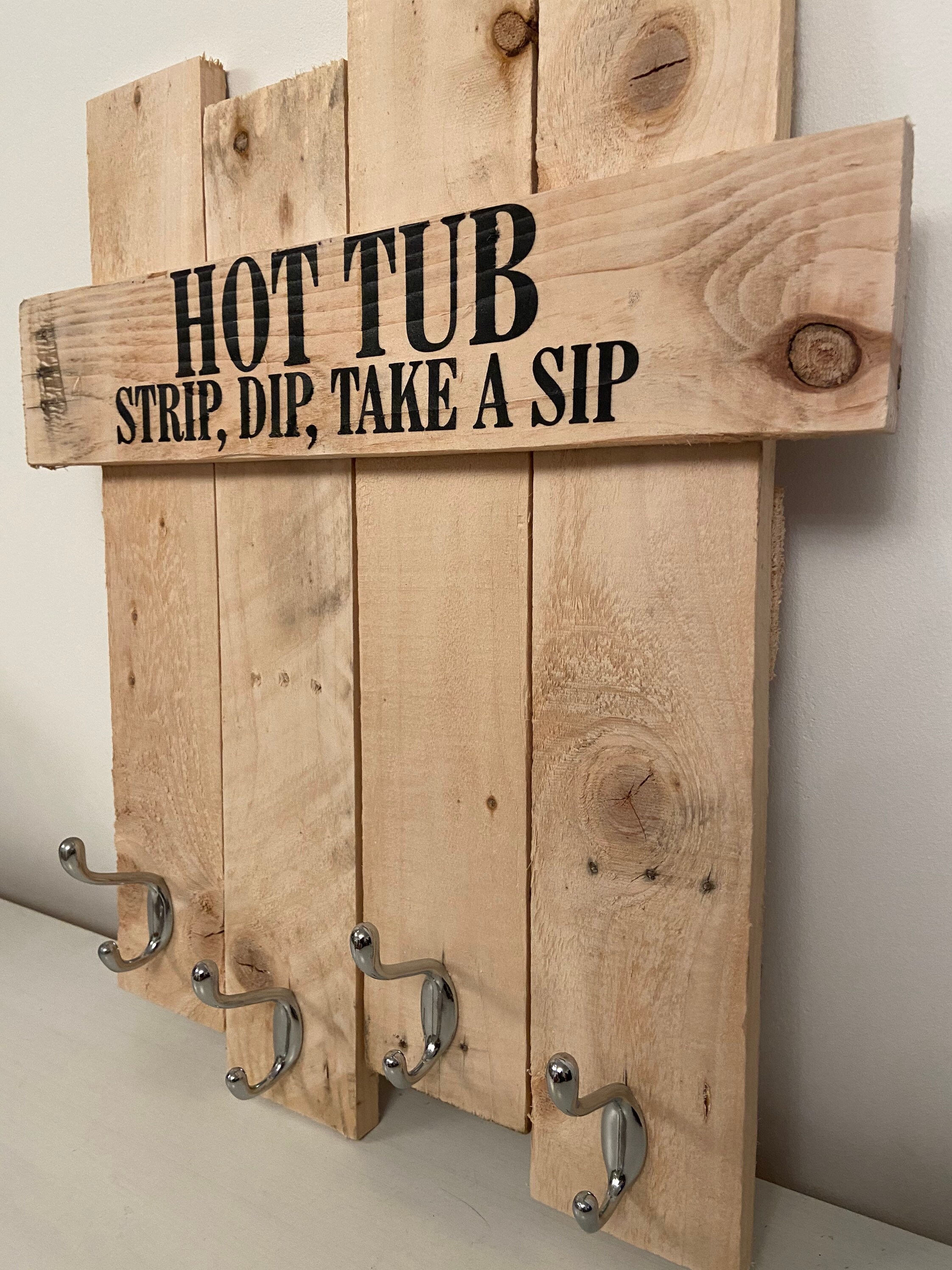 Hot Tub towel hook hanger hooks. Coat hook. Hot tub outside Etsy