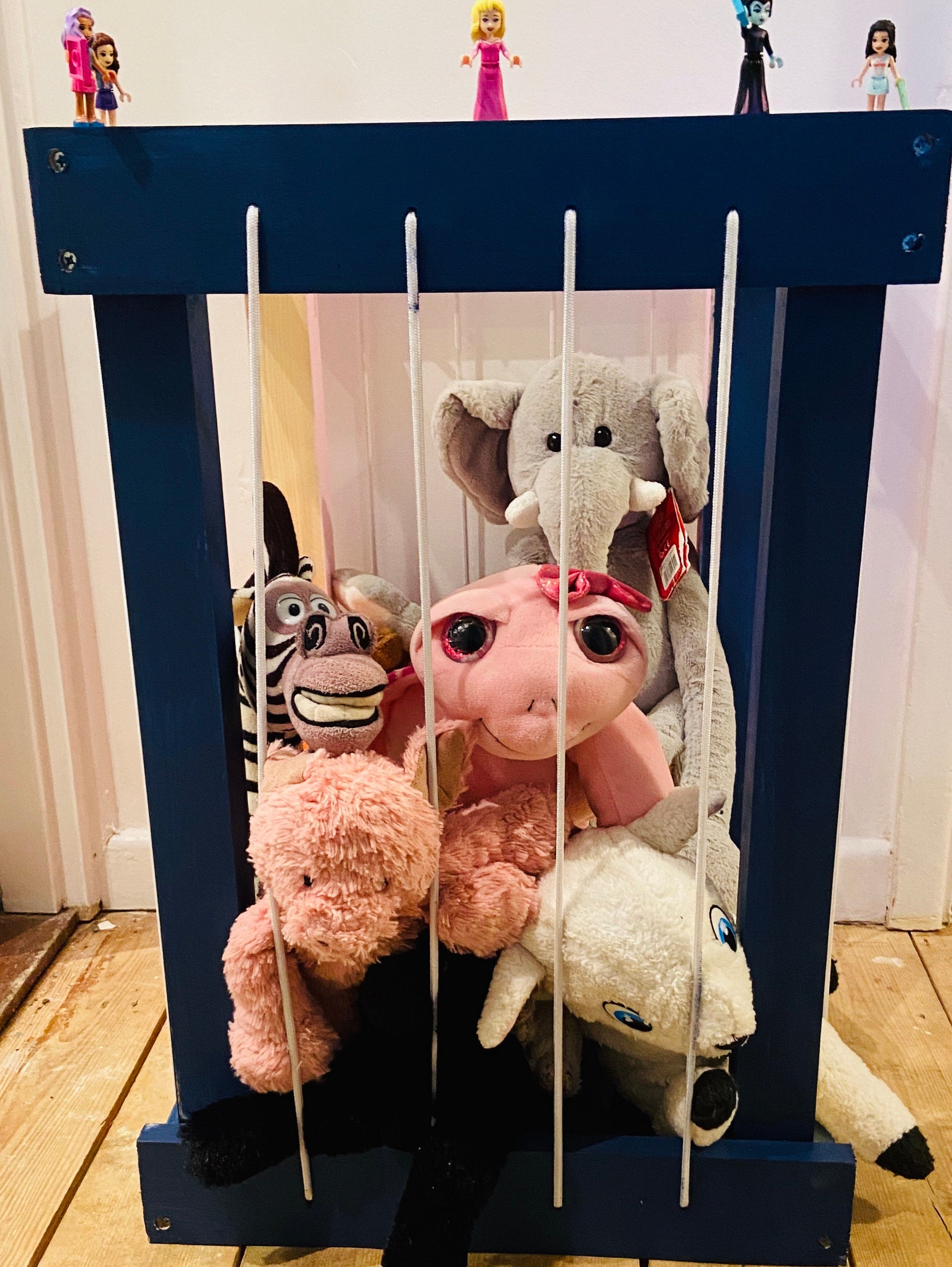 Handmade Toy tidy Toy jail Toy zoo Toy storage storage Etsy