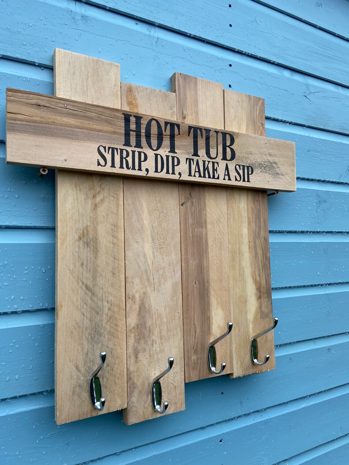 Hot Tub towel hook hanger hooks. Coat hook. Hot tub outside Etsy