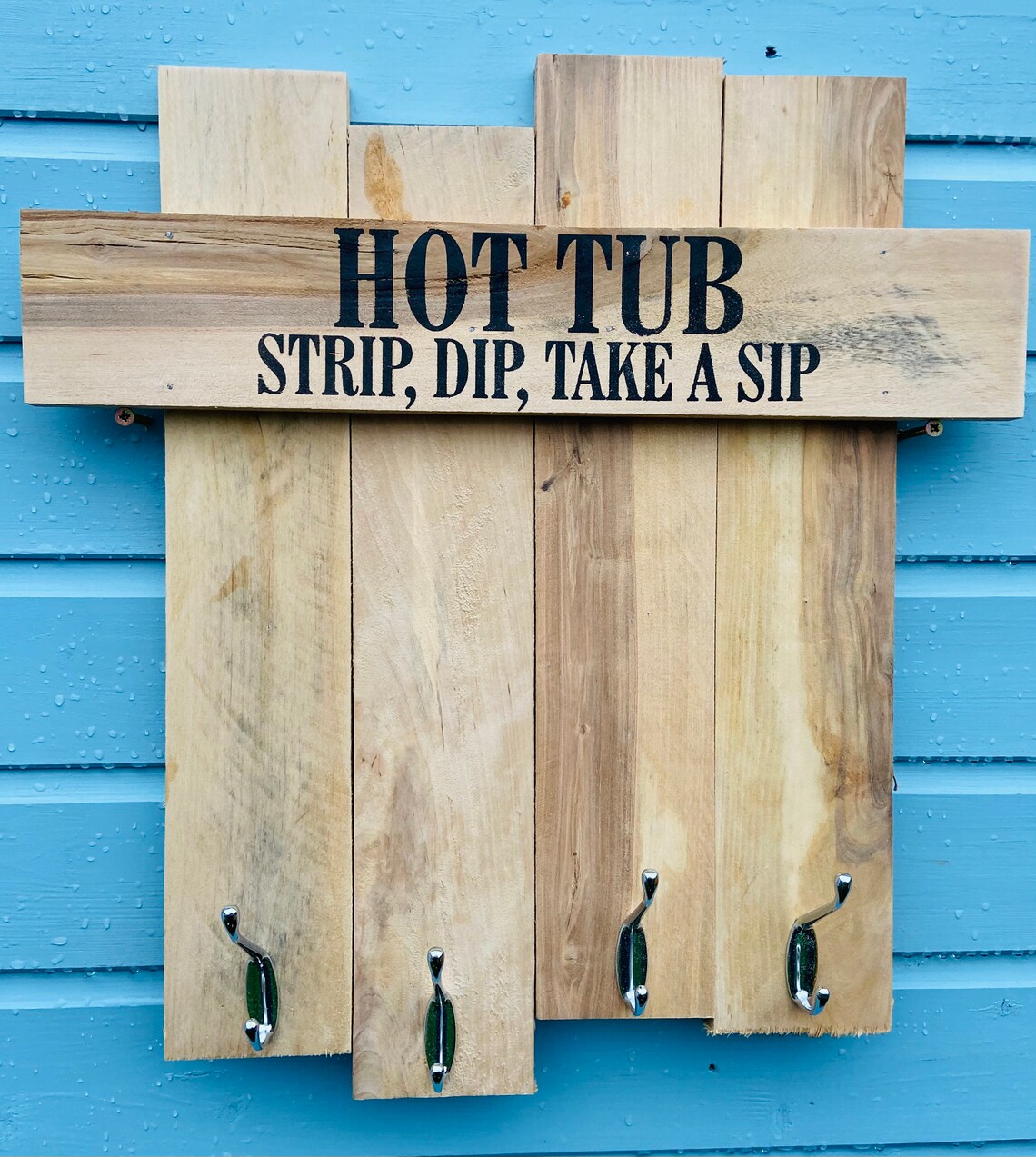 Hot Tub towel hook hanger hooks. Coat hook. Hot tub outside Etsy