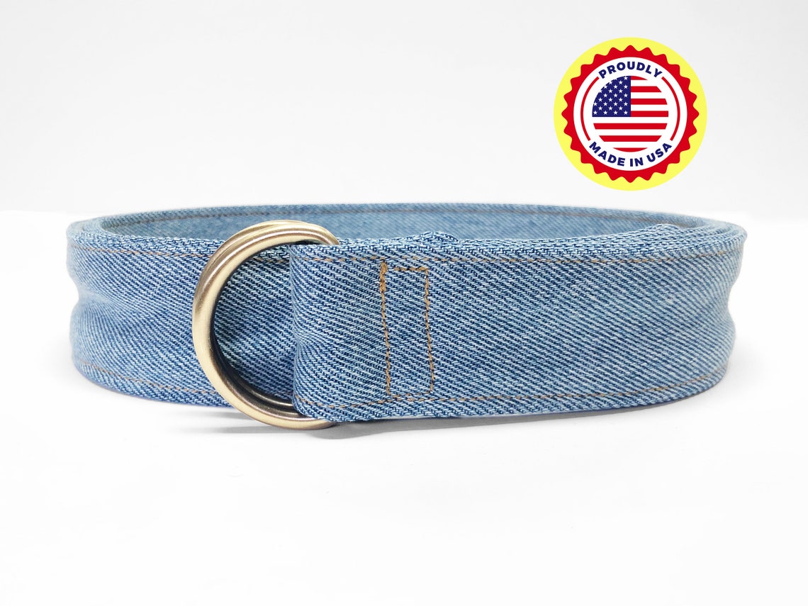 Denim DRing Belt Mens Denim Belt Jean Belt Mens Belt Etsy