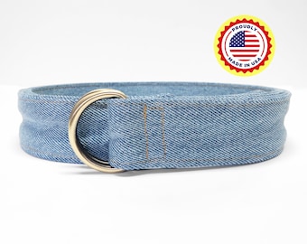 denim belt