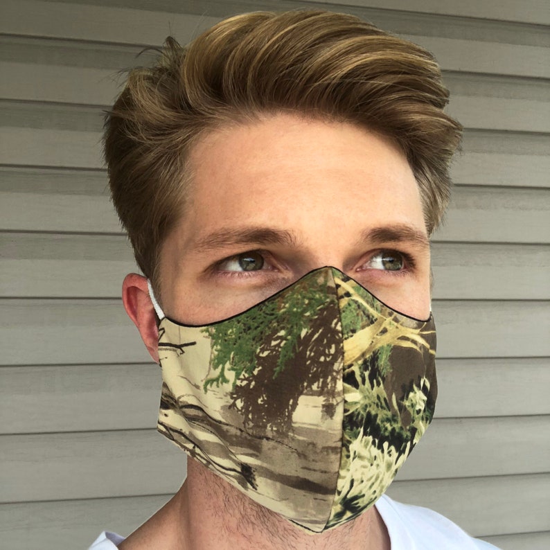 Realtree Camo Face Mask Camo Face Mask Hunting Face Mask Etsy