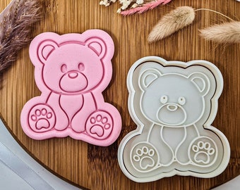 Teddy Bear Cookie Cutter + Stamp