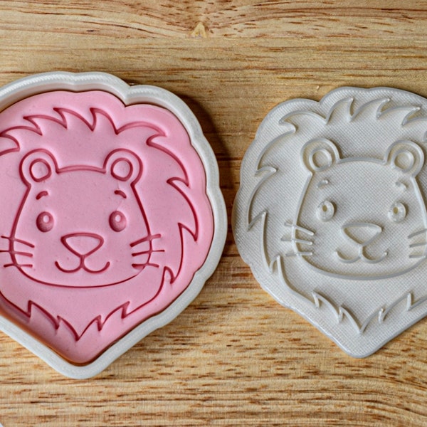 Lion Cookie Cutter + Timbre
