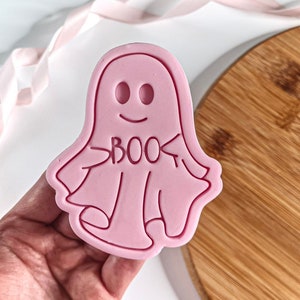 Halloween Ghost Boo Cookie Cutter + Stamp