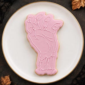 Halloween Hand Cookie Embosser + Cutter