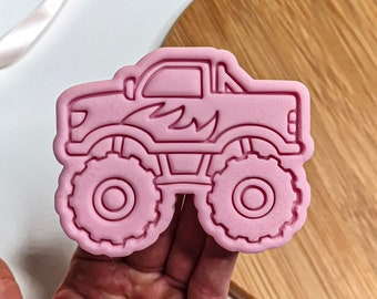 Monster Truck Cookie Cutter + Stamp
