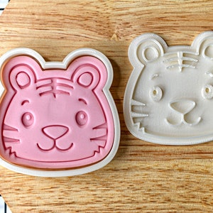 Tiger Ausstecher + Stempel