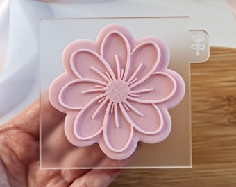 Blumen Cookie Cutter + Prägestempel