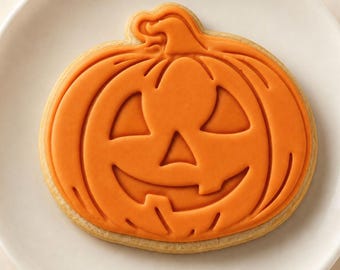 Cortador de Galletas Calabaza Halloween + Sello