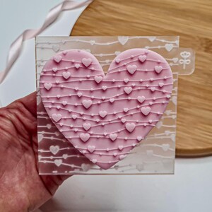 Heart Pattern Cookie Cutter + Embosser