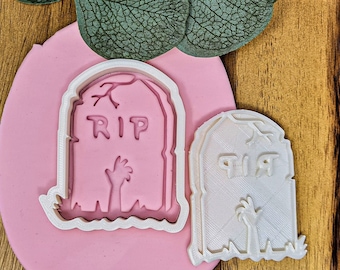Tombstone Cookie Cutter + Stamp