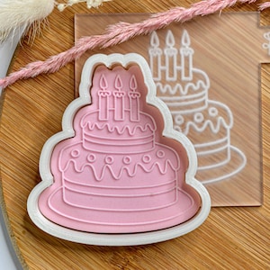 Cake Cookie Cutter + Embosser
