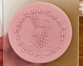 Easter Bunny Cookie Embosser