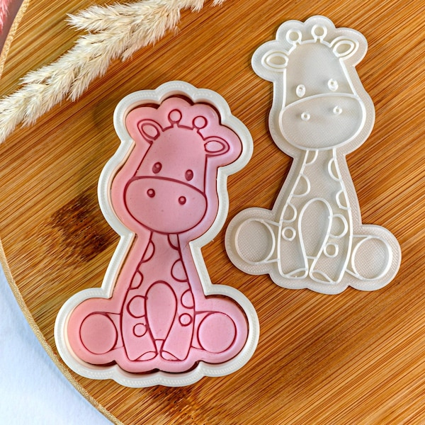 Giraffe Cookie Cutter  + Stamp