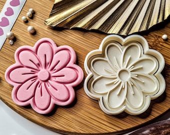 Flower Cookie Cutter + Stamp