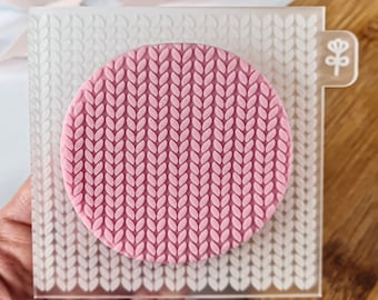 Knitted Pattern Cookie Embosser